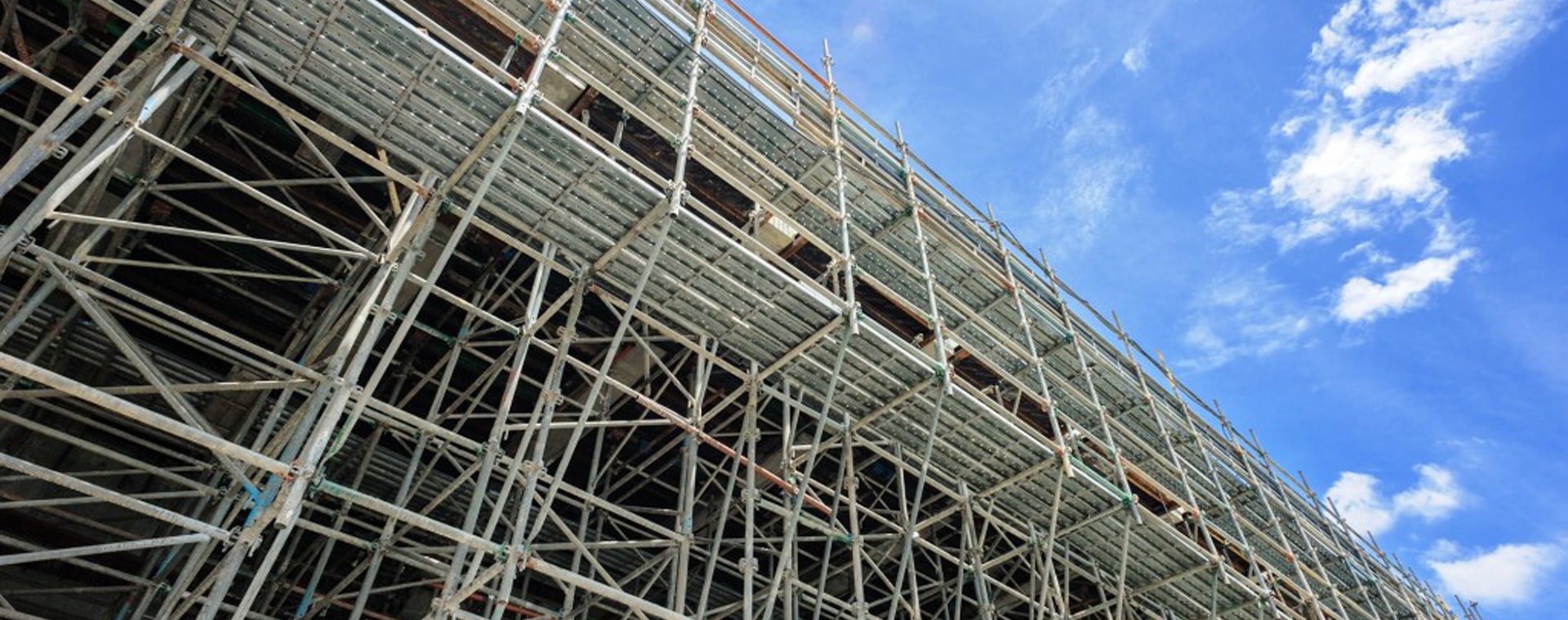 A residential building under construction